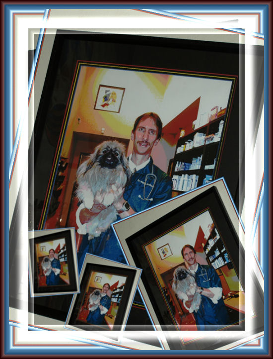 Dr. Wayne Svoboda with my Pekingese pet